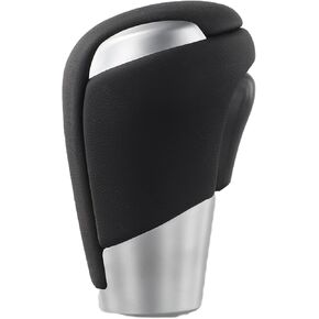 Auto Gear Shift Knob For Mazda 3 6 CX-3 CX-5 CX-8 CX-9 CX-30 2014-2021, Leather + ABS Construction, Black And Silver in Saudi Arabia