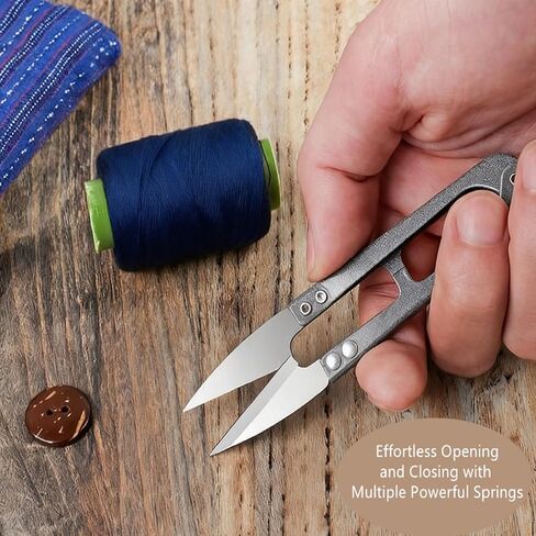 Bestac 3-Pack Thread Snips, Small Sewing Scissors for Yarn, Thread & DIY Crafts, Precision Trimming Nipper for Stitching and Quick Cuts. in Saudi Arabia