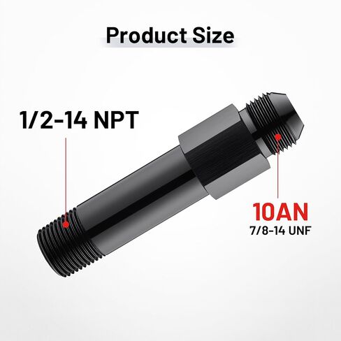 EVIL ENERGY 10AN ذكر مضيئة إلى 1/2 "NPT ذكر دوار تركيب ألومنيوم 1 قطعة in Kuwait