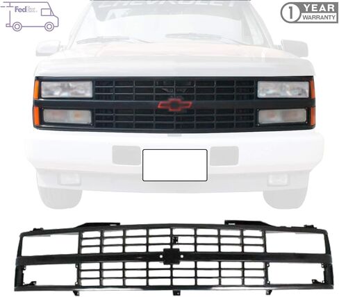 مجموعة مصبغة سوداء لـ 1988-1993 شيفروليه C/K سلسلة C1500 C2500 C3500 K1500 K2500 K3500 سكوتسديل شايان سيلفرادو استبدال مباشر in Kuwait