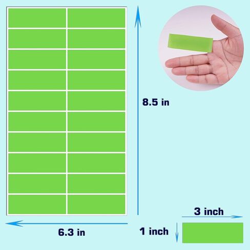 400 Pcs Colored Label Sticker in 10 Colors,3 x 1 Inch Write Color- Coding Labels File Folder Label Self-Adhesive for File Folders,Box Moving,Garage Sale,Price Tags,Study and Work in Saudi Arabia