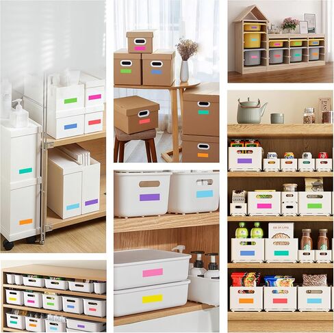 400 Pcs Colored Label Sticker in 10 Colors,3 x 1 Inch Write Color- Coding Labels File Folder Label Self-Adhesive for File Folders,Box Moving,Garage Sale,Price Tags,Study and Work in Saudi Arabia
