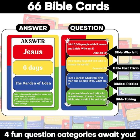 gisgfim 29" Large Faith Darts Bible Interactive Game 66 Trivia Cards with 264 Questions & 24 Sticky Balls, Christian Supplies for Church, Disciples, Sunday, Birthday Gift, Family in Saudi Arabia