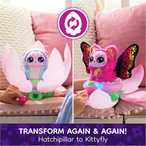 Hatchimals Bloomables, Kittyfly Surprise Interactive Toy & Flower with Repeatable Reveal & Transformation, 100+ Sounds & Reactions (Styles Vary), Kids Toys for Girls & Boys in Saudi Arabia