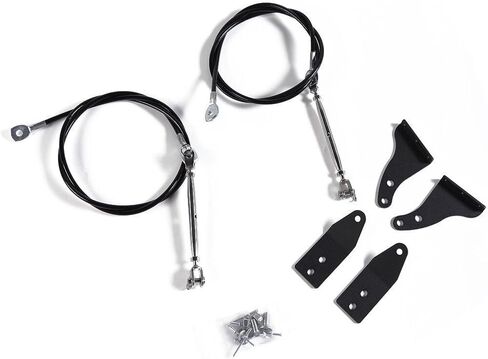 Heavy Duty Adjustable Limb Riser Kit + Accessories for Jeep for Wrangler X 02-06 & Rubicon 03-06 & Unlimited 04-06 & Unlimited Rubicon 05-06 & Sahara 97-04 & SE/Sport 97-06 Left Right in Saudi Arabia