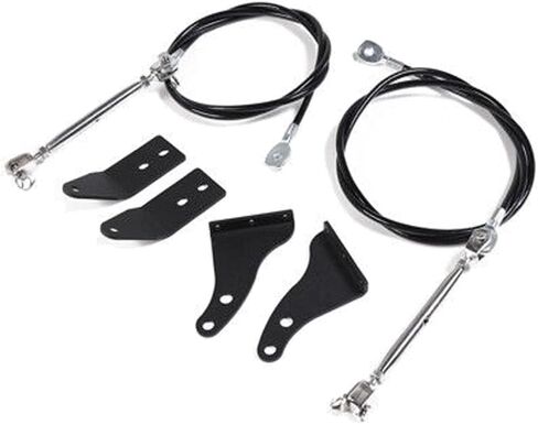 Heavy Duty Adjustable Limb Riser Kit + Accessories for Jeep for Wrangler X 02-06 & Rubicon 03-06 & Unlimited 04-06 & Unlimited Rubicon 05-06 & Sahara 97-04 & SE/Sport 97-06 Left Right in Saudi Arabia