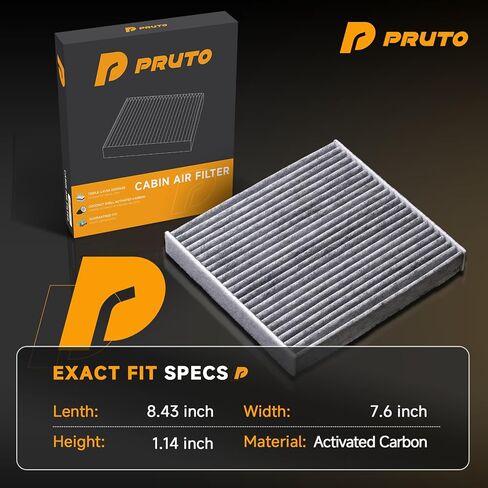 Premium Cabin Air Filter for Toyota & Lexus Camry Corolla RAV4 Highlander Tundra Outback 4Runner Sienna Prius ES350 Yaris Avalo 2005-2025, w/Activated Carbon replaces CF10285 8713902090 in Saudi Arabia