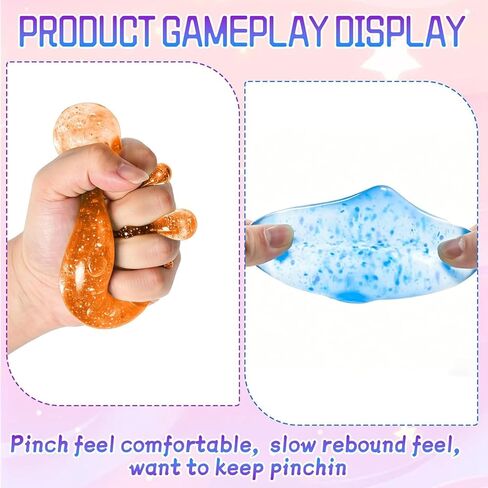 Dream Stress Drop Ball, Dream Squishy Drop, Slow Rising Sensory Stress Balls, Suitable for Adult use in Offices and Homes (Orange) in Saudi Arabia
