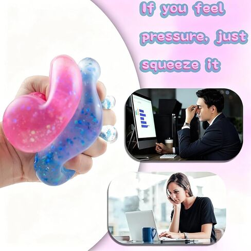 Dream Stress Drop Ball, Dream Squishy Drop, Slow Rising Sensory Stress Balls, Suitable for Adult use in Offices and Homes (Orange) in Saudi Arabia
