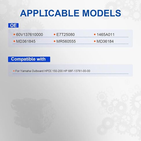 ترقية 6 قطعة حاقن الوقود لعام 2003 وما فوق 60V-13761-00-00 60V137610000 ياماها خارجي HPDI 250 300HP in Kuwait