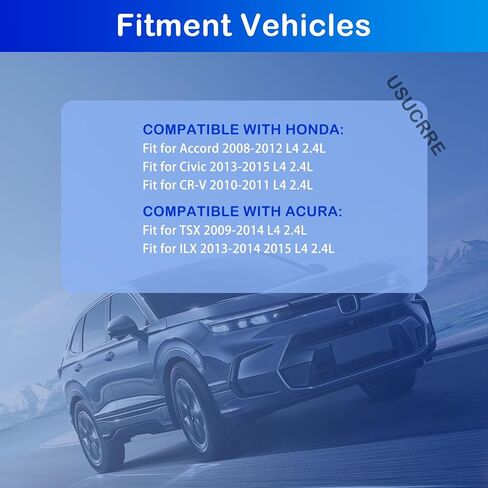 ترقية 16450R40Y01 4 عبوات من محاقن الوقود المتوافقة مع Acura ILX 2013-2015، لـ TSX 2009-2014، لهوندا أكورد 2008-2012، لـ Civic 2013-2015، لـ CR-V 2010-2011 2.4L in Kuwait