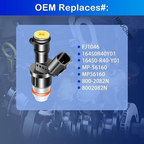 ترقية 16450R40Y01 4 عبوات من محاقن الوقود المتوافقة مع Acura ILX 2013-2015، لـ TSX 2009-2014، لهوندا أكورد 2008-2012، لـ Civic 2013-2015، لـ CR-V 2010-2011 2.4L in Kuwait
