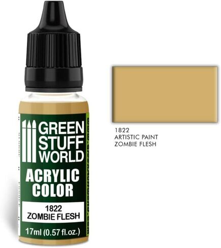 Green Stuff World – Acrylic Color Paint Zombie Flesh 1822 for Models and Miniatures in Saudi Arabia