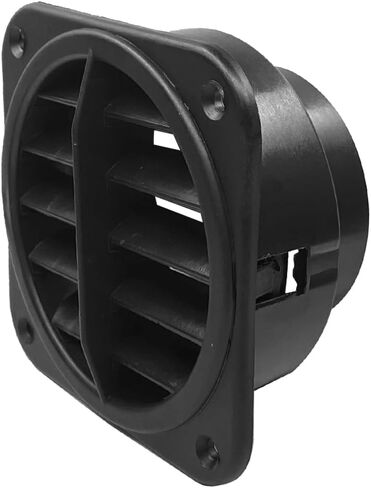 360 Degrees 75mm Rotatable Warm Air Vent Outlet Car Heater Duct Hose Pipe Parking Air Conditioner Steering Diesel Heater Vent Cover for Car RV Bus Boat, 2pcs in Saudi Arabia