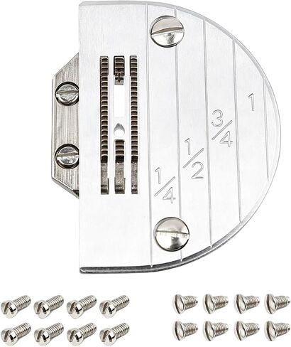 Skysewing Needle Plate 147150LGW Feed Dog 149057 21 Teeth with 20 Mounting Screws in Clear Storage Box, Compatible with JUKI Brother Single Needle Industrial Lockstitch Sewing Machine in Saudi Arabia