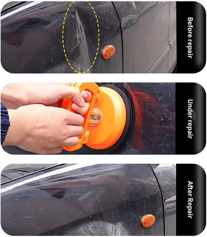 Car Dent Puller,3 Pack Car Dent Puller,Powerful Car Dent Remover,Dent Removal Kit and Dent Repair Puller for Car Dent Repair,Screen,Glass,Tiles and Objects Moving (3Pcs) in Saudi Arabia
