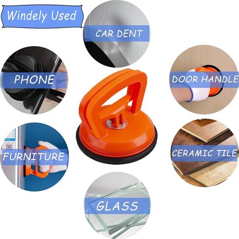 Car Dent Puller,3 Pack Car Dent Puller,Powerful Car Dent Remover,Dent Removal Kit and Dent Repair Puller for Car Dent Repair,Screen,Glass,Tiles and Objects Moving (3Pcs) in Saudi Arabia