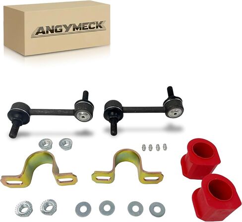 4PCS Front Sway Bar Links ＆ Bushings For Ford Edge Lincoln Mkx 2007 2008 2009 2010 2011 2012 2013 2014 2015 K750159 K201342 in Kuwait