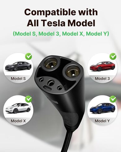 شاحن Autel Home Level 2 EV يصل إلى 40 أمبير، 240 فولت، محطة شحن كهربائية سريعة داخلية/خارجية مع كابل مرن بطول 25 قدم، قابس NEMA 14-50، رمادي داكن in Kuwait
