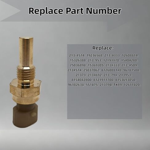 213-4333 Engine Coolant Temperature Sensor Replace:213-4514 15326388 19236568 12608814 For Chevy Avalanche Impala Trailblazer Suburban 1500 2500 HD Express Silverado GMC Envoy Sierra Yukon Savana in Saudi Arabia