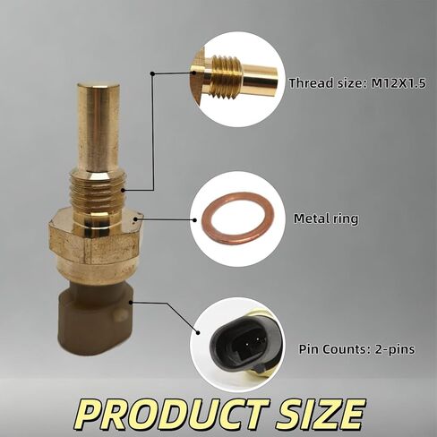 213-4333 Engine Coolant Temperature Sensor Replace:213-4514 15326388 19236568 12608814 For Chevy Avalanche Impala Trailblazer Suburban 1500 2500 HD Express Silverado GMC Envoy Sierra Yukon Savana in Saudi Arabia