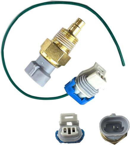 مستشعر درجة حرارة سائل تبريد المحرك مع وصلة ضفيرة 25037332 متوافقة مع Regal Astro Blazer C1500 C2500 C3500 K1500 K2500 K3500 Bravada Silhouette Safari Sonoma V3500 in Kuwait