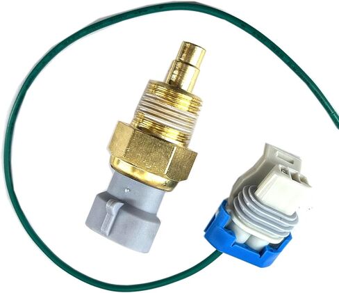 مستشعر درجة حرارة سائل تبريد المحرك مع وصلة ضفيرة 25037332 متوافقة مع Regal Astro Blazer C1500 C2500 C3500 K1500 K2500 K3500 Bravada Silhouette Safari Sonoma V3500 in Kuwait