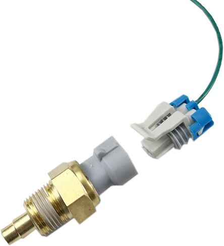 مستشعر درجة حرارة سائل تبريد المحرك مع وصلة ضفيرة 25037332 متوافقة مع Regal Astro Blazer C1500 C2500 C3500 K1500 K2500 K3500 Bravada Silhouette Safari Sonoma V3500 in Kuwait