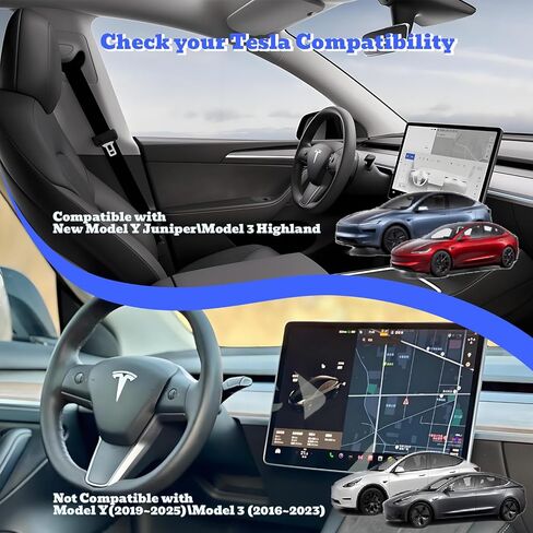 Tesla Armrest Cover for Model 3 (2017–2024) & Model Y (2020–2024), Soft Padded Center Console Armrest Protector, Comfortable Elbow Support, Easy Install, Black in Saudi Arabia