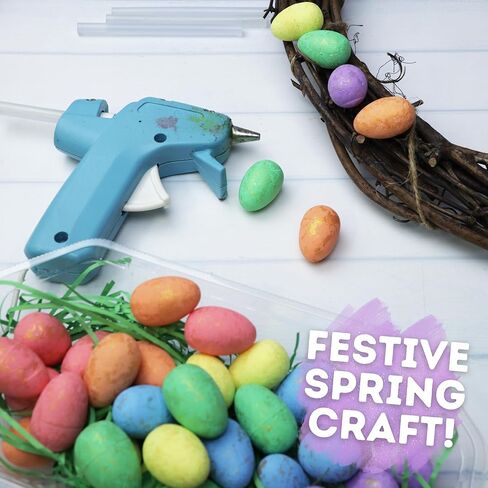 Mini Foam Easter Eggs, Multicolored Egg Party Decorations, Spring Craft Supplies or Centerpiece Props, Style May Vary, 36 Total in Saudi Arabia