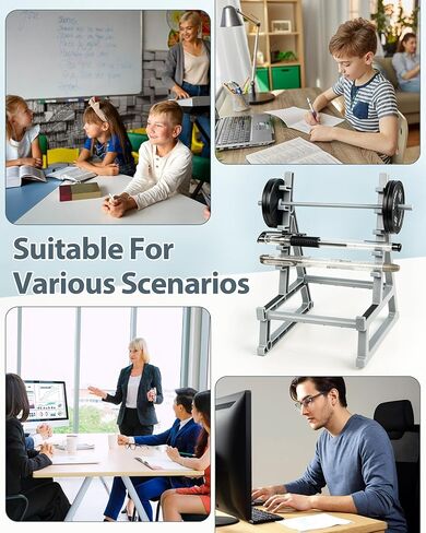 Squat Rack Pen Holder Desk Accessories, Gym Pen Holder Funny Office Decor Phone Holder Fun Desktop Accessories for Office Mini Pen Organizer Unique for All Fitness Enthusiasts and Weightlifting Fans in Saudi Arabia