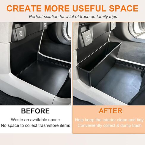 Center Console Trash Can Compatible with 2018-2024 Honda Odyssey Accessories Car Trash Garbage Bin/Items Organizer Keep Clean Durable ABS Plastic in Saudi Arabia