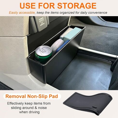 Center Console Trash Can Compatible with 2018-2024 Honda Odyssey Accessories Car Trash Garbage Bin/Items Organizer Keep Clean Durable ABS Plastic in Saudi Arabia