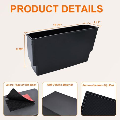 Center Console Trash Can Compatible with 2018-2024 Honda Odyssey Accessories Car Trash Garbage Bin/Items Organizer Keep Clean Durable ABS Plastic in Saudi Arabia