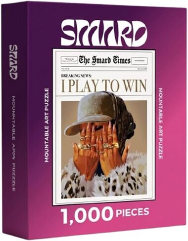 Smard Art I Play to Win 1000 Piece Puzzle for Adults Theme Jigsaw Puzzle, Family Game Night Fun Puzzles for Adults Luxury Puzzles for Adults 1000 Pieces in Saudi Arabia
