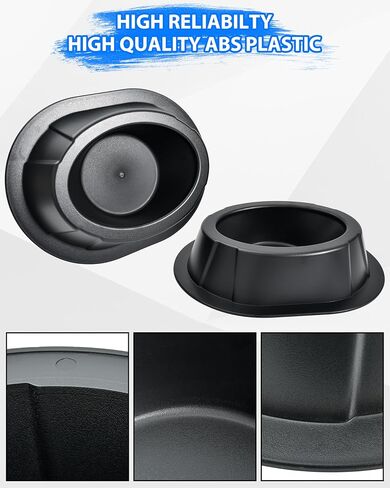 SAUTVS 2PCS UTV 6 by 9 Inch Roof Speakers Pods Waterproof Dustproof Universal 6x9 Overhead Speakers Panels Enclosures Holder for Can-Am/Polaris/Kawasaki/Honda/Yamaha Accessories in Kuwait