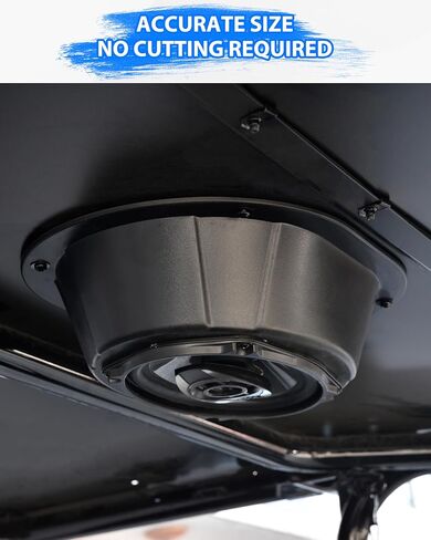 SAUTVS 2PCS UTV 6 by 9 Inch Roof Speakers Pods Waterproof Dustproof Universal 6x9 Overhead Speakers Panels Enclosures Holder for Can-Am/Polaris/Kawasaki/Honda/Yamaha Accessories in Kuwait