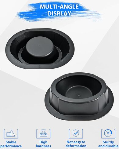 SAUTVS 2PCS UTV 6 by 9 Inch Roof Speakers Pods Waterproof Dustproof Universal 6x9 Overhead Speakers Panels Enclosures Holder for Can-Am/Polaris/Kawasaki/Honda/Yamaha Accessories in Kuwait