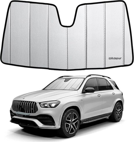 Custom Fit 2020-2026 GLE Windshield Sun Shade for Mercedes-Benz GLE/GLS SUV 2020 2021 2022 2023 2024 2025 2026 - Upgraded 6-Layer with Triple Laminate Core Front Window Shade with Storage Bag in Saudi Arabia