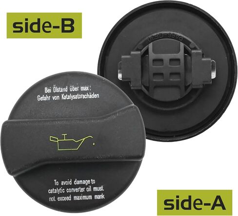 UOIENRT 80989 Engine Oil Fill Cap Replacement for Audi, Replacement for Volkswagen Select Models, 06B103485C in Kuwait