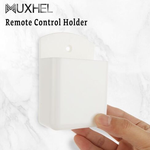 12 Pcs Remote Control Holder Wall Mount, White Self Adhesive Wall Organizer, TV Remote Holder Wall Pen Holder for Home, Office, School in Saudi Arabia