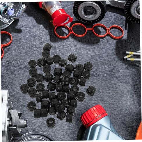 GARVALON 50pcs Air Conditioning Gasket Seals Rubber Sealing Ring for Auto Car Air Conditioner Seal Kit Car Repair Parts Automotive Ac Vehicle Maintenance Accessories Auto Replacement in Saudi Arabia