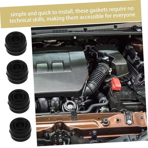 GARVALON 50pcs Air Conditioning Gasket Seals Rubber Sealing Ring for Auto Car Air Conditioner Seal Kit Car Repair Parts Automotive Ac Vehicle Maintenance Accessories Auto Replacement in Saudi Arabia