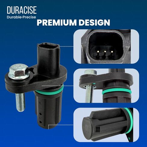 DURACISE Crankshaft Position Sensor Compatible with 2010-2020 Chevrolet Equinox, Traverse, Impala, Malibu & 2011-2017 Buick Enclave, LaCrosse & 2010-2019 Cadillac CTS, SRX & GMC Terrain, OEM #12615626 in Kuwait