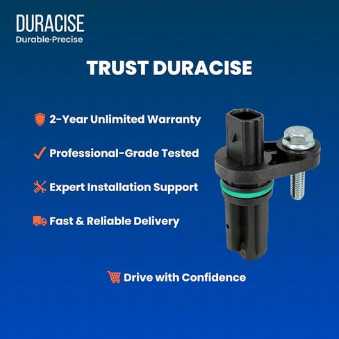 DURACISE Crankshaft Position Sensor Compatible with 2010-2020 Chevrolet Equinox, Traverse, Impala, Malibu & 2011-2017 Buick Enclave, LaCrosse & 2010-2019 Cadillac CTS, SRX & GMC Terrain, OEM #12615626 in Kuwait