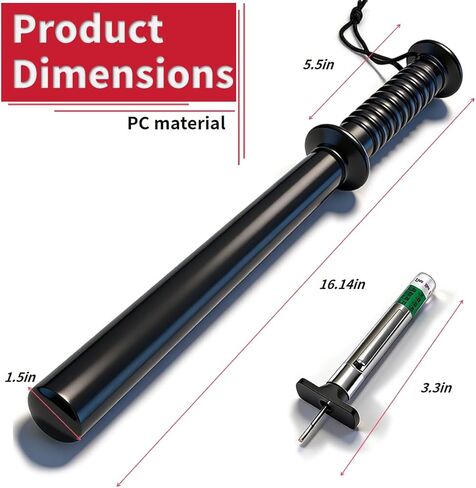 17 in Tire Pressure Checker,Tire Thumper Heavy-Duty Tire Checker Bat,Tire Sound Testing Tool,Tire Thumper for Truckers,Tire Knocker,Tire Inspection,Tire Bat for Truckers,Fish Thumper in Saudi Arabia