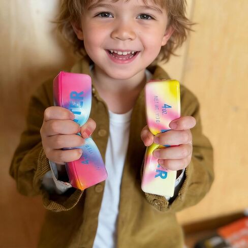 2PCS Rainbow Butter Stick Squishy, Slow Rising Squishy Toys, Slow Rebound Stress Relief Squeeze Toys Gifts for Kids Adults, Cheese Dumpling Squishy Fidget Toys for Classroom Office Travel Relaxation in Saudi Arabia