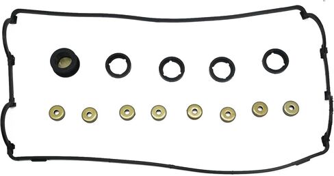 Engine Valve Cover Gasket Set Compatible with Acura Integra L4 1.8L B18A1 B18B1 Replacement for Honda CRV L4 2.0L B20B4 B20Z2 1994 1995 1996 1997 1998 1999 2000 2001 Replace VS50362R in Kuwait