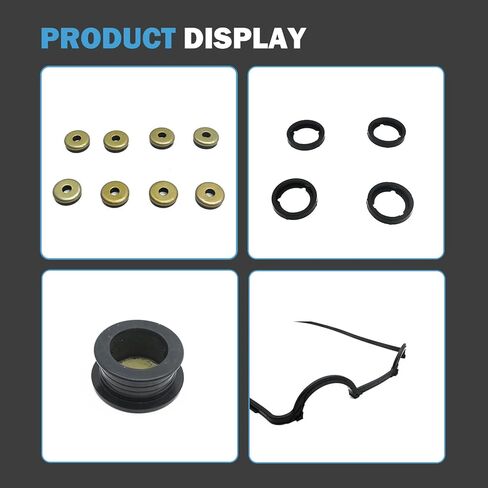 Engine Valve Cover Gasket Set Compatible with Acura Integra L4 1.8L B18A1 B18B1 Replacement for Honda CRV L4 2.0L B20B4 B20Z2 1994 1995 1996 1997 1998 1999 2000 2001 Replace VS50362R in Kuwait