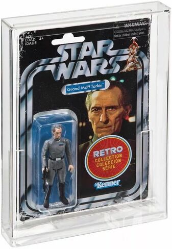 The Premium Action Figure Display Case Compatible with Carded Star Wars, GI Joe, Collectible Toy Figurines, 3mm Thick Protective Hard Acrylic Plexiglass for Hobbyists or Collectors in Kuwait